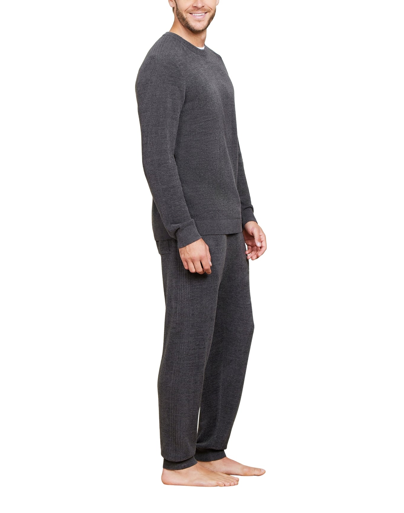 Men | Cozychic Ultra Lite Rib Inset Pullover | Carbon