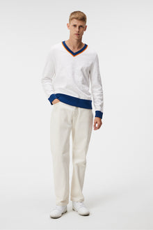 Men | Finely Knitted Sweater | White