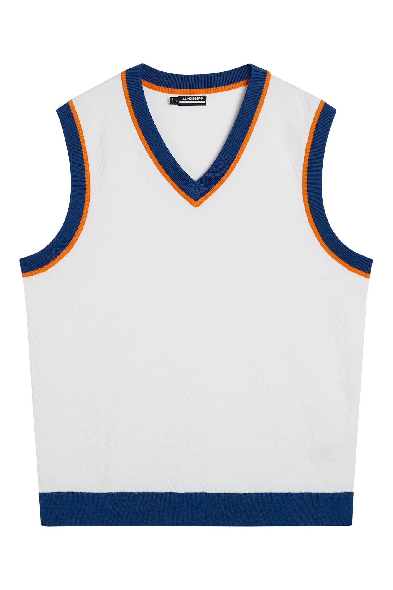 Men | Finely Knitted Vest | White