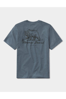 Men | Illustrated Bear Tee | Indigo