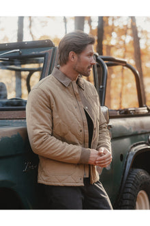 Men | James Canvas Liner Jacket | Tan/Cedar