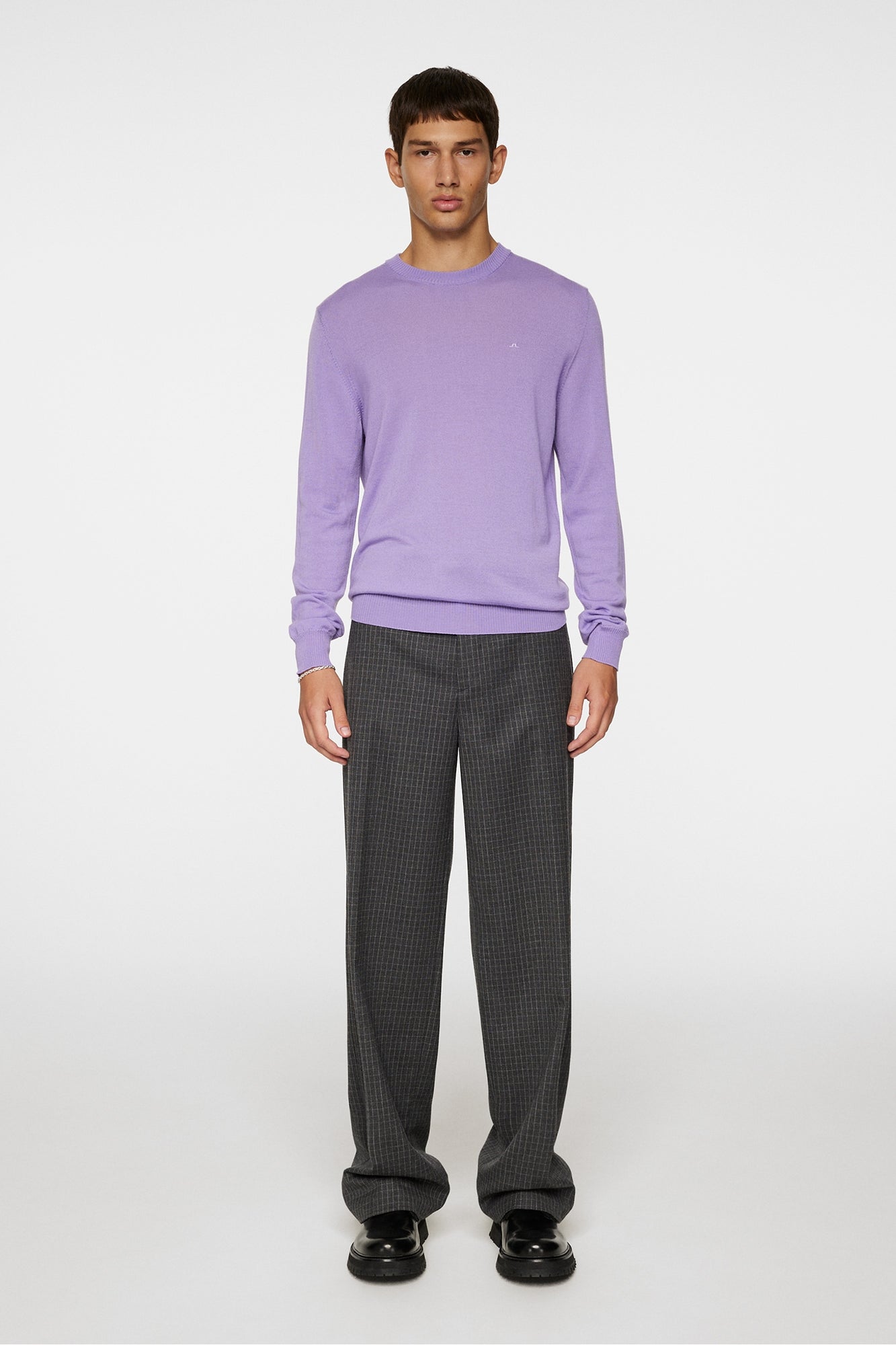 Men | Keane Merino Creneck | Bougainvillea