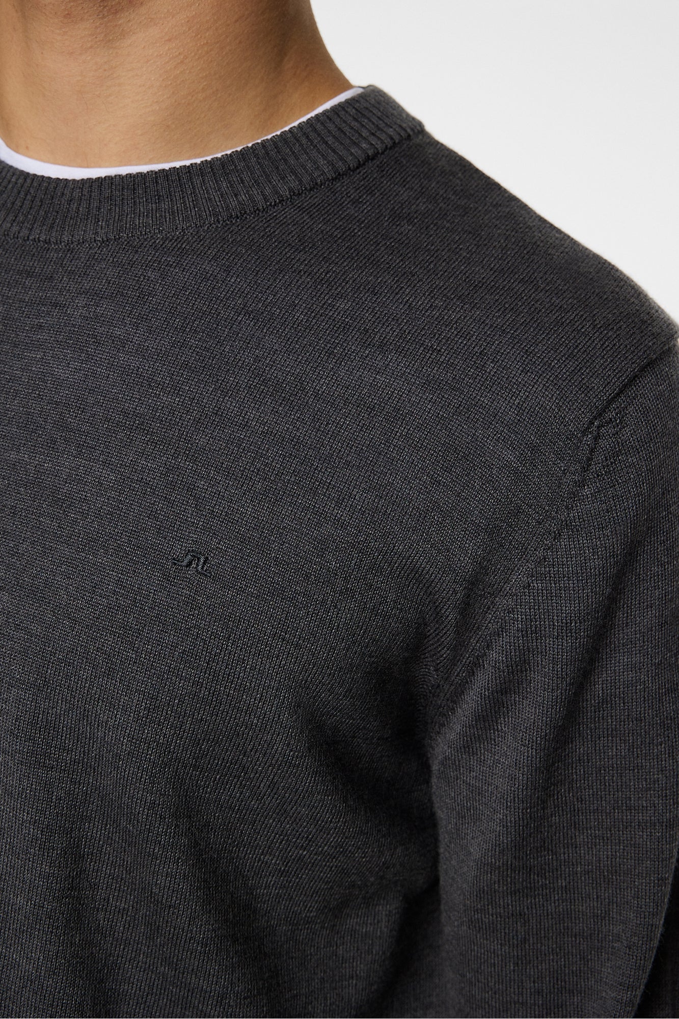 Men | Keane Merino Creneck | Lava Smoke Melange