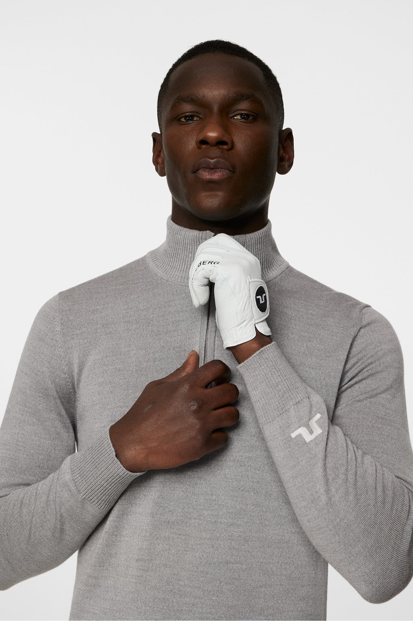 Men | Kian Knitted Sweater | Grey Melange