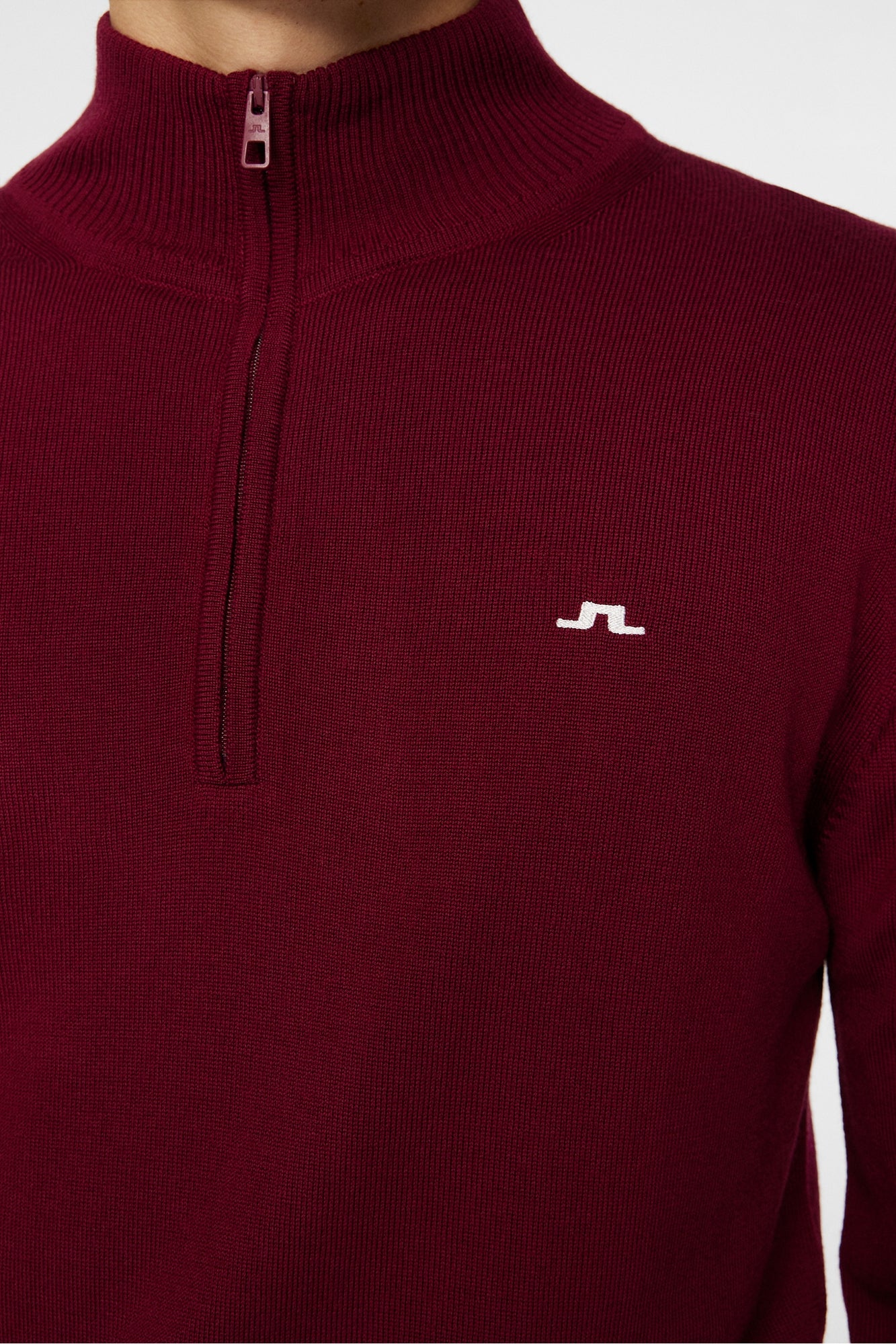 Men | Kian Zipped Sweater | Cabernet
