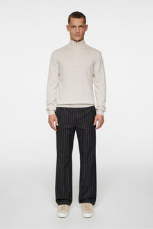 Men | Kiyan Merino Quarter Zip | Moonbeam