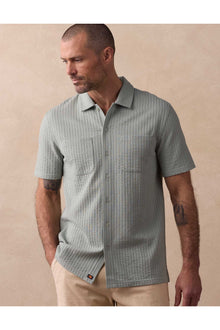 Men | Knit Getaway Button Up | Juniper