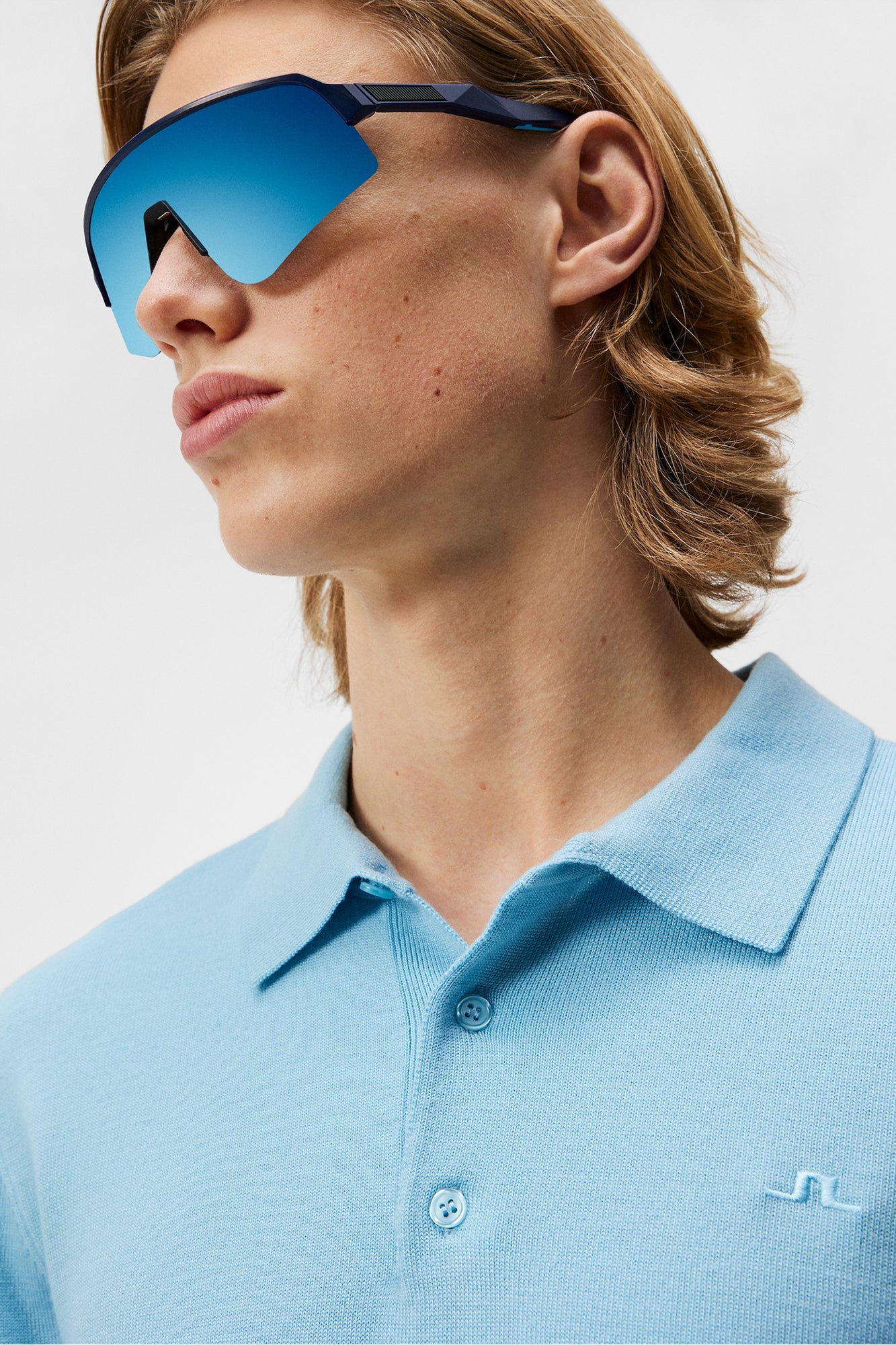 Men | Lear Knitted Shirt | Baltic Sea