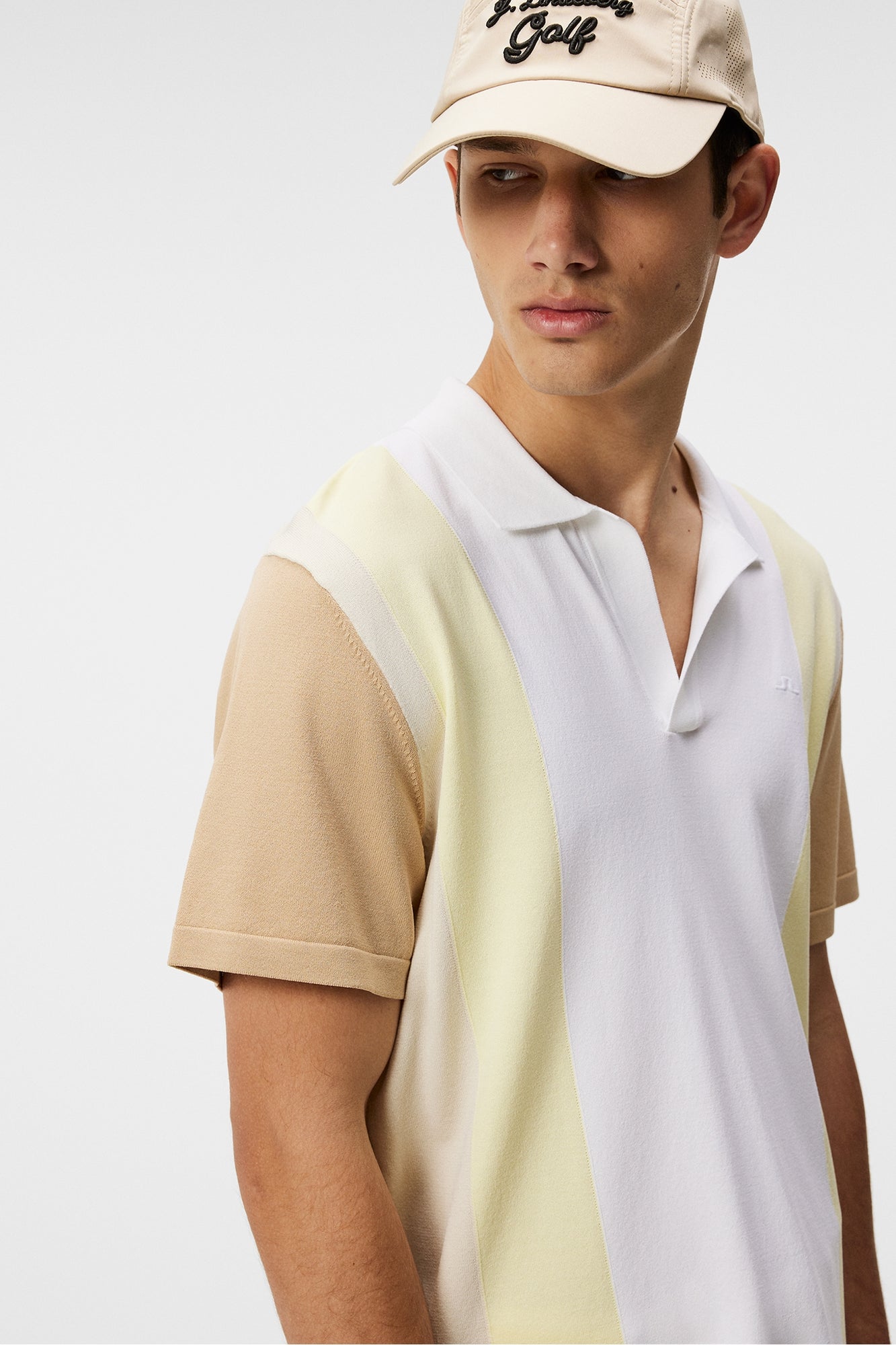 Men | Learco Knitted Shirt | Safari Beige