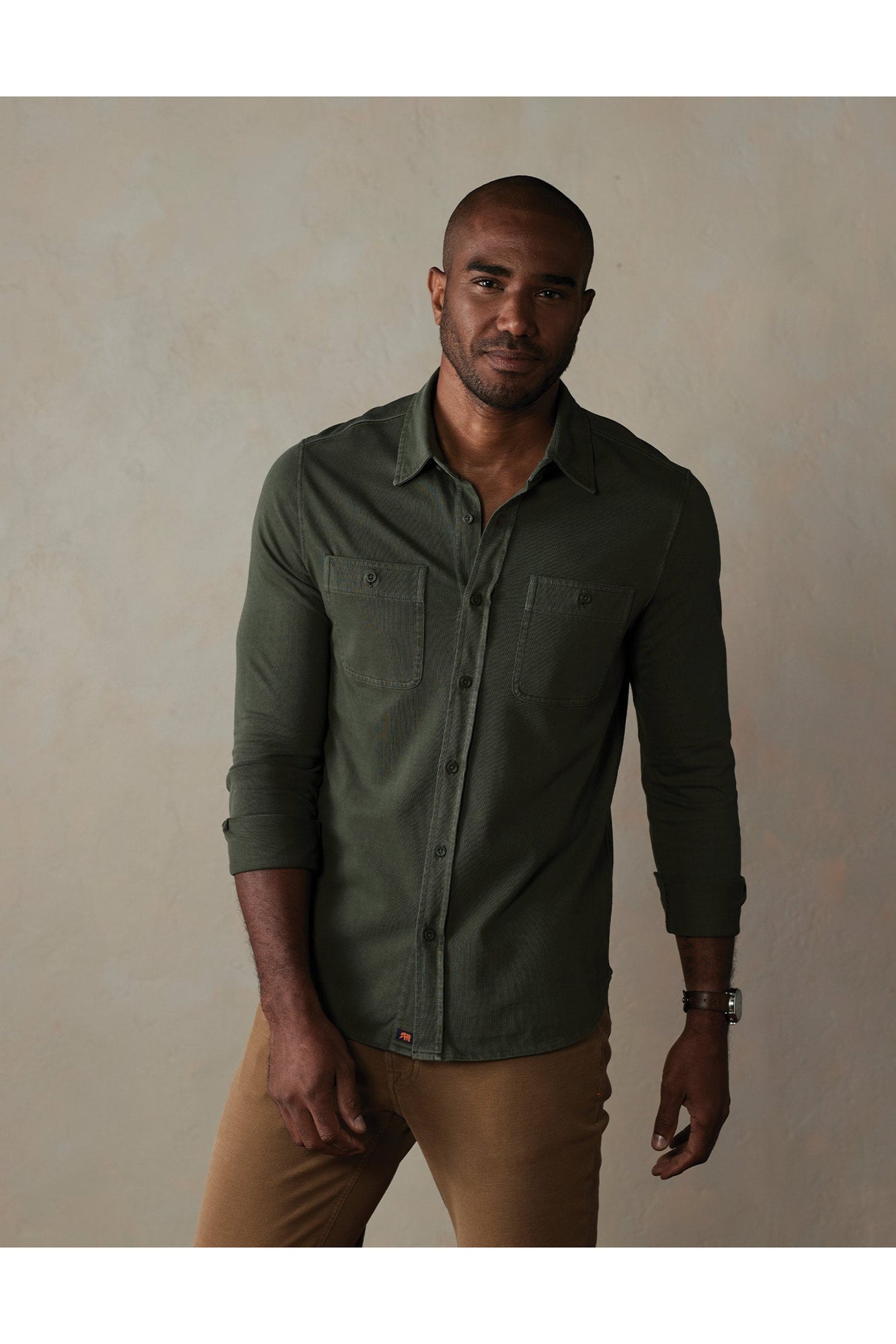 Men | Lennox Jersey Button Up | Alpine
