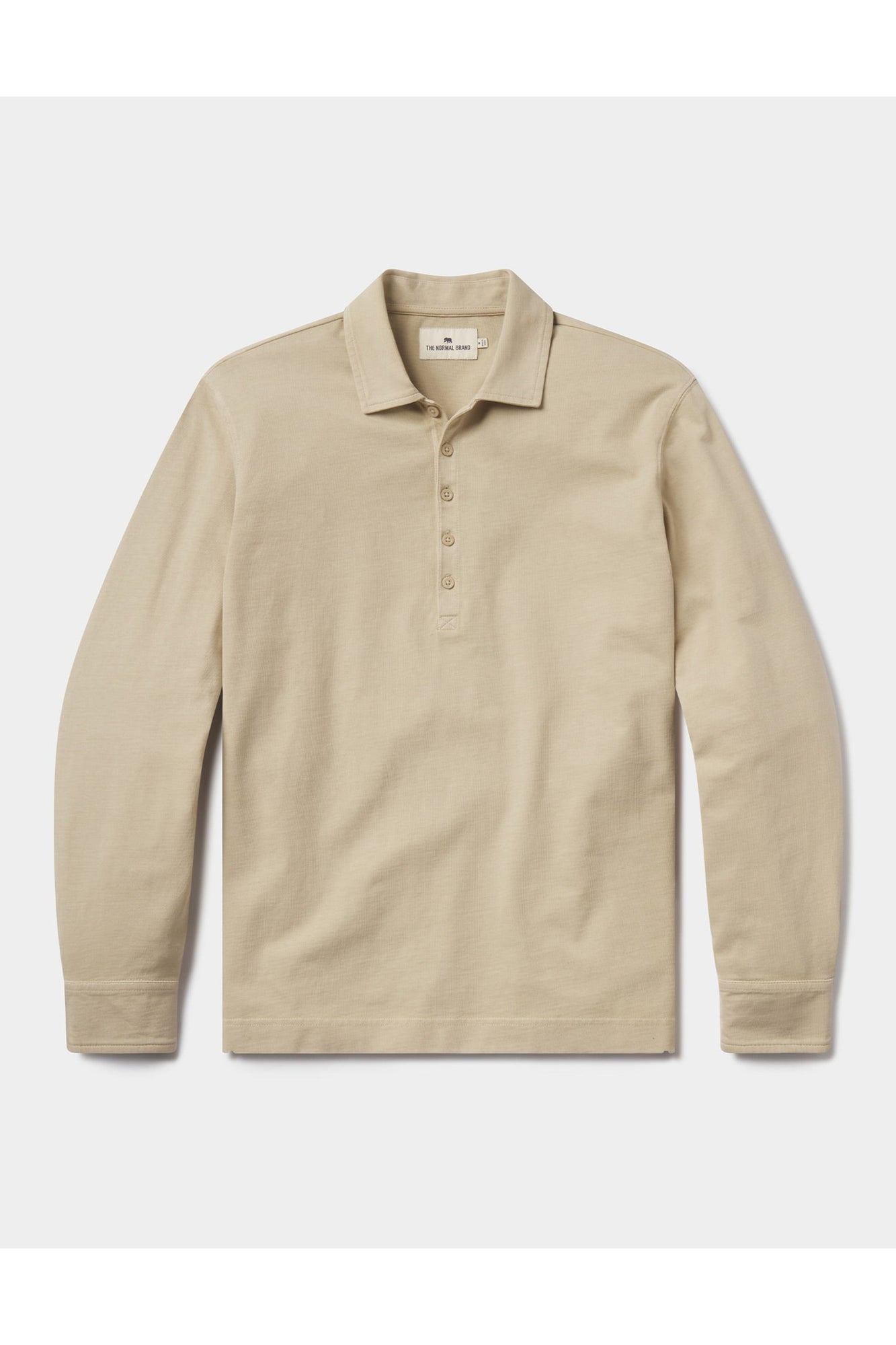 Men | Lennox Jersey Polo | Oat