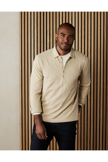 Men | Lennox Jersey Polo | Oat