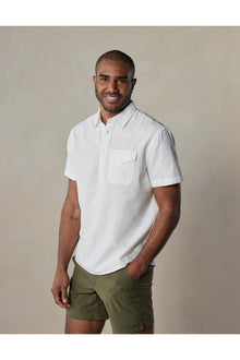 Men | Lived-In Cotton Popover | White