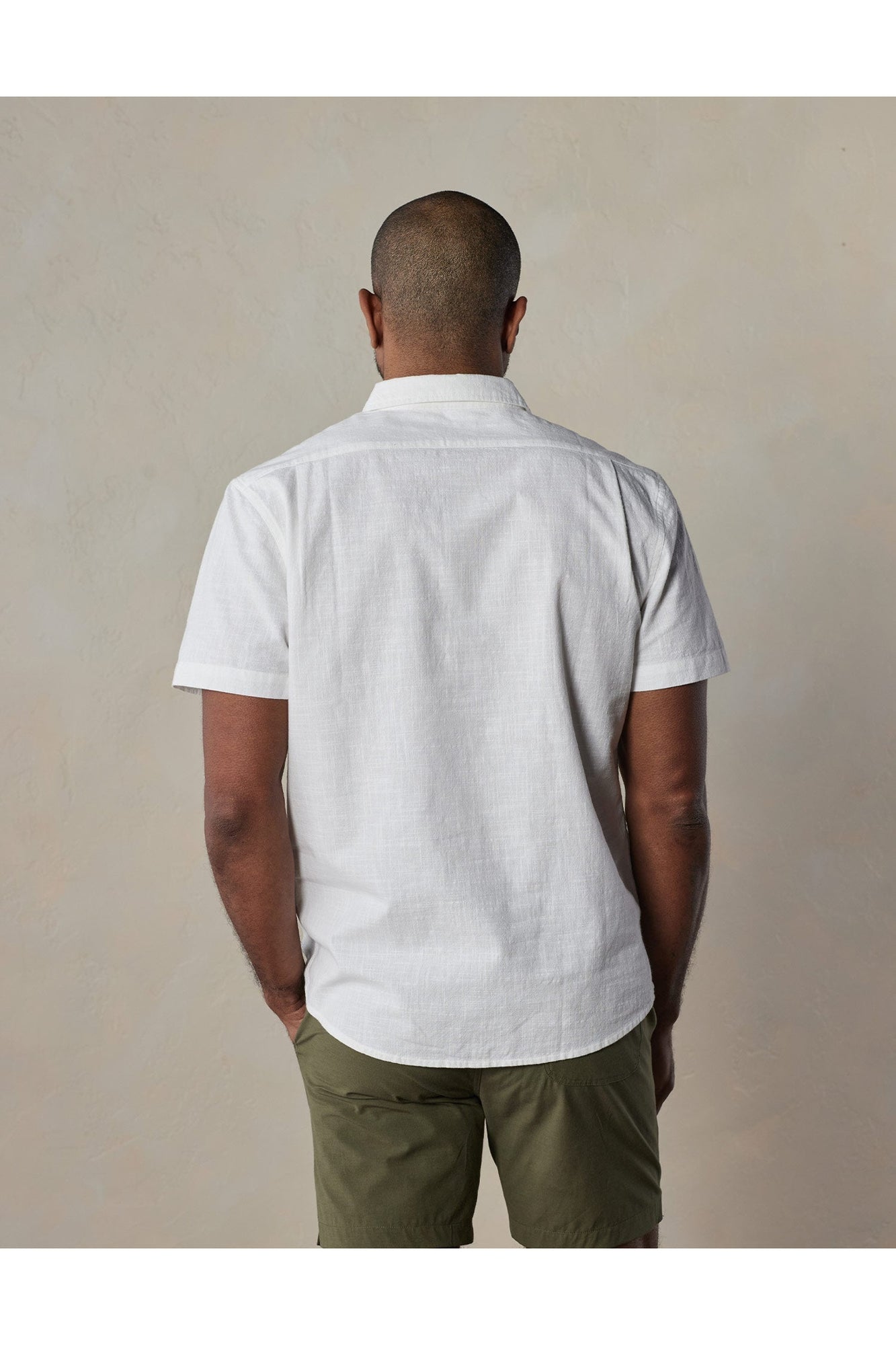 Men | Lived-In Cotton Popover | White