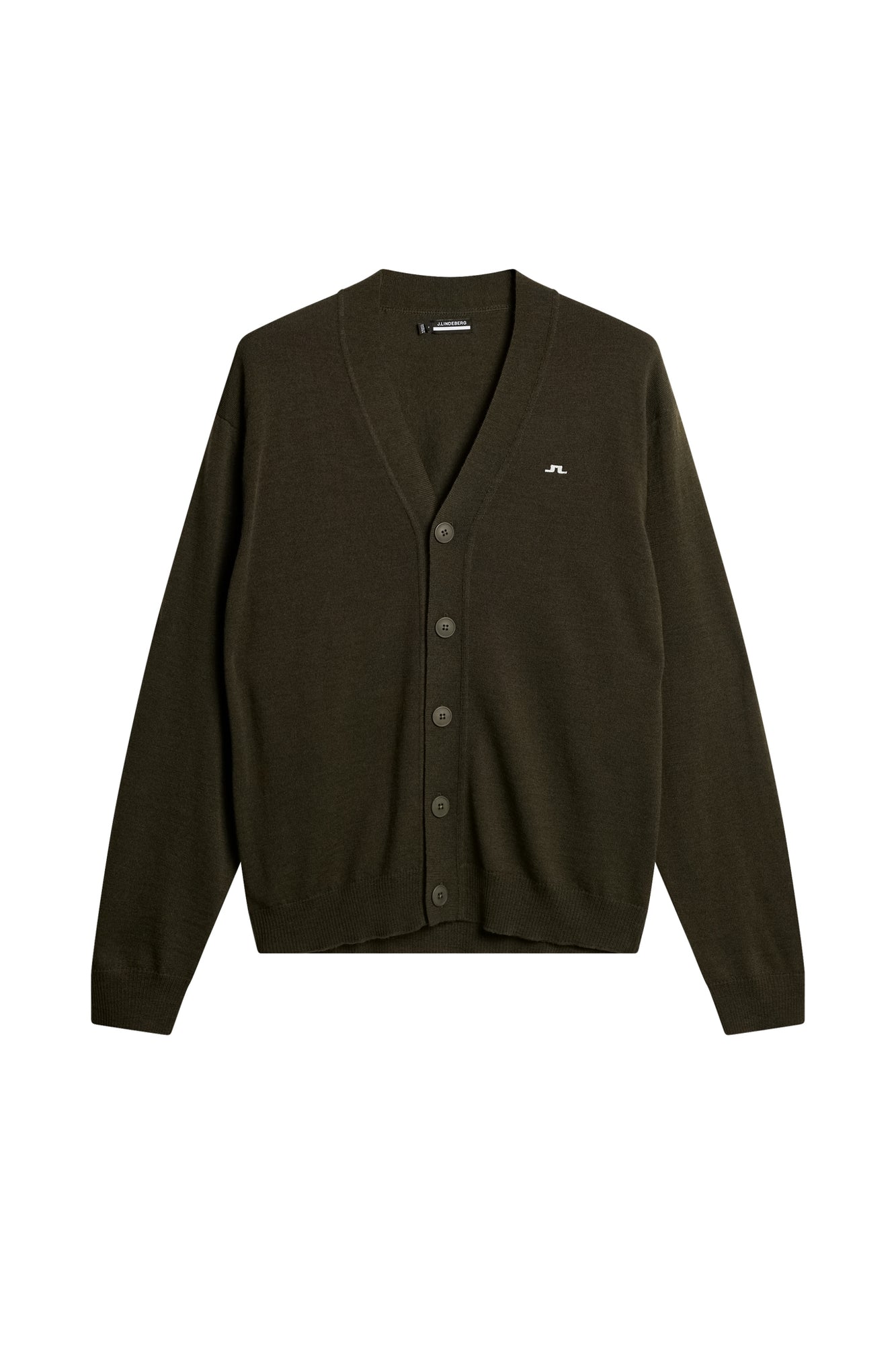 Men | Lucas Knitted Cardigan | Forest Green