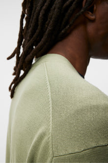 Men | Lucas Knitted Cardigan | Oil Green