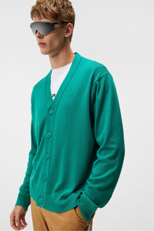 Men | Lucas Knitted Cardigan | Proud Peacock