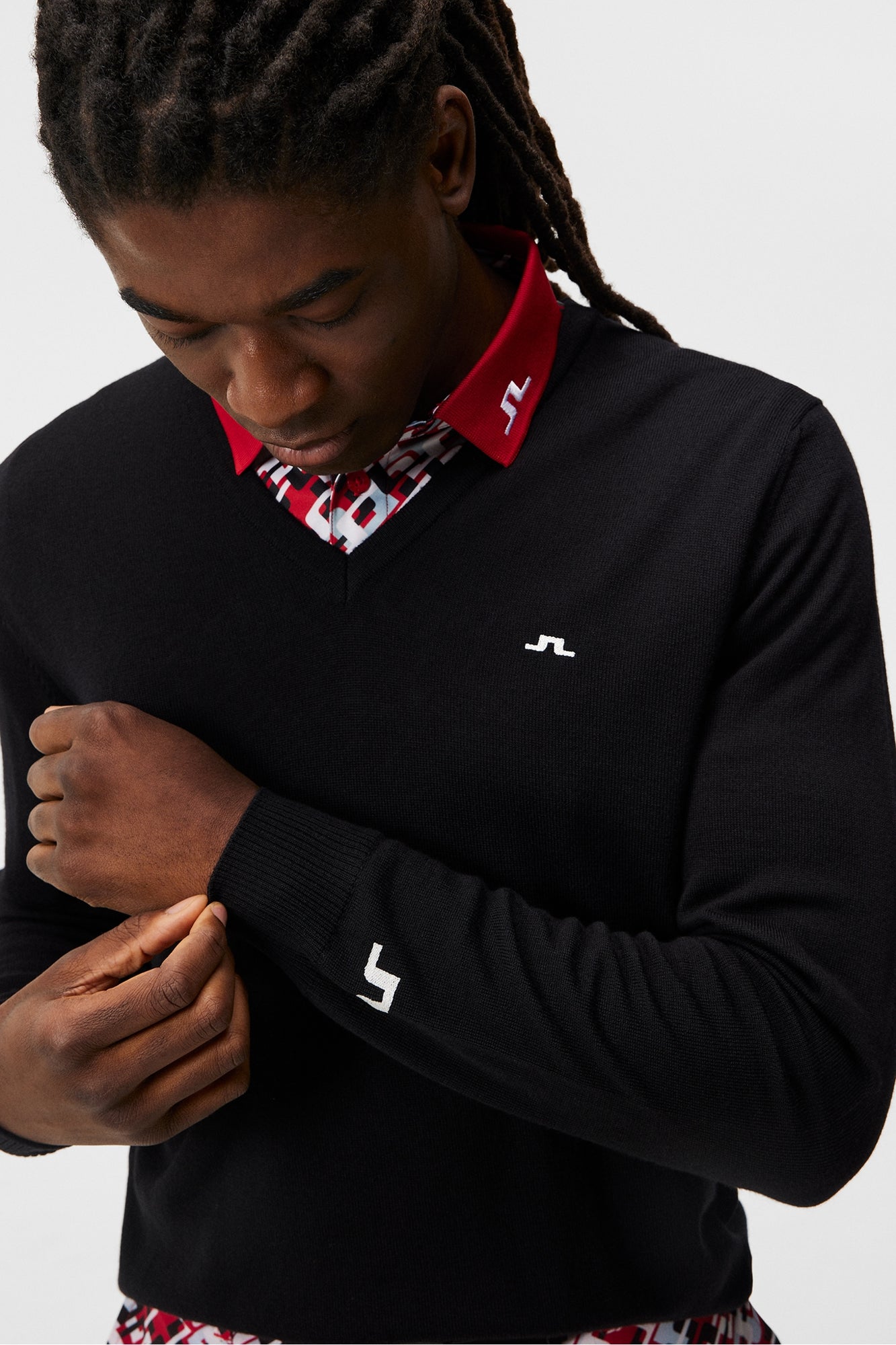 Men | Lymann Knitted Sweater | Black