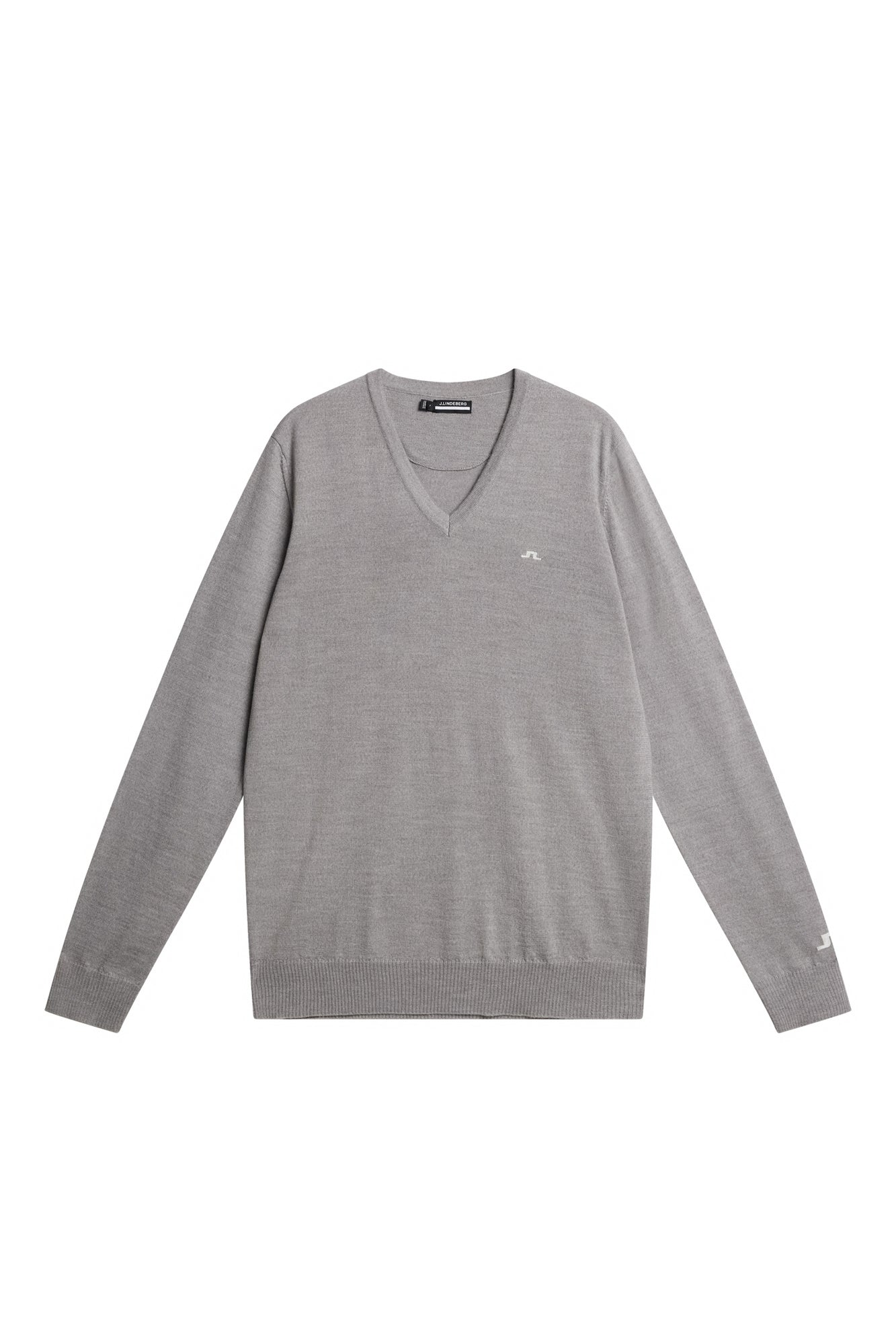 Men | Lymann Knitted Sweater | Grey Melange