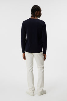 Men | Lymann Merino V-Neck Sweater | Navy