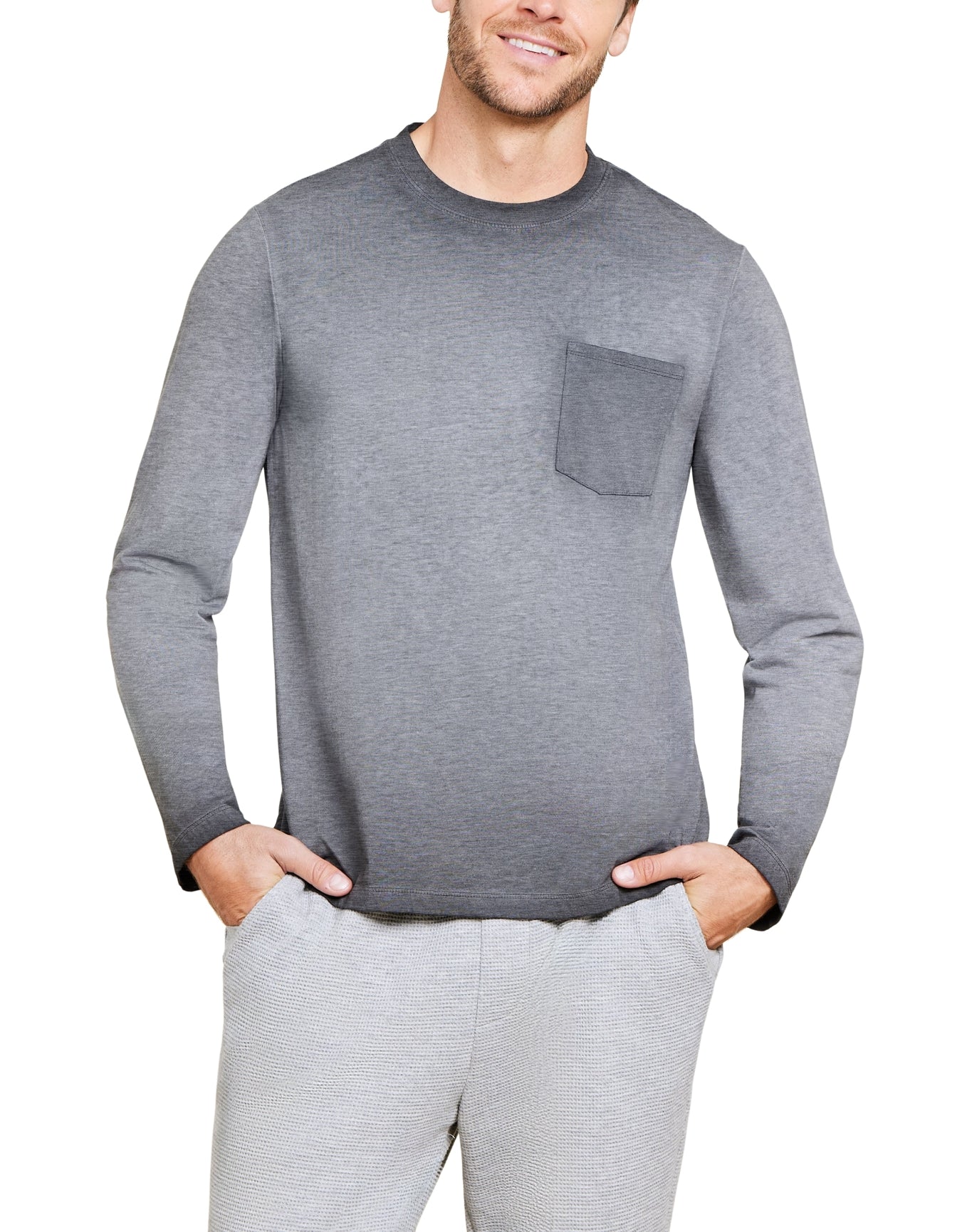 Men | MC s Triblend L/S Pocket Tee | Mineral Carbon