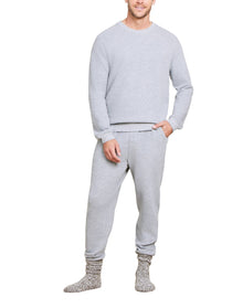 Men | MC s Waffle Knit Raglan Pullover | Carbon