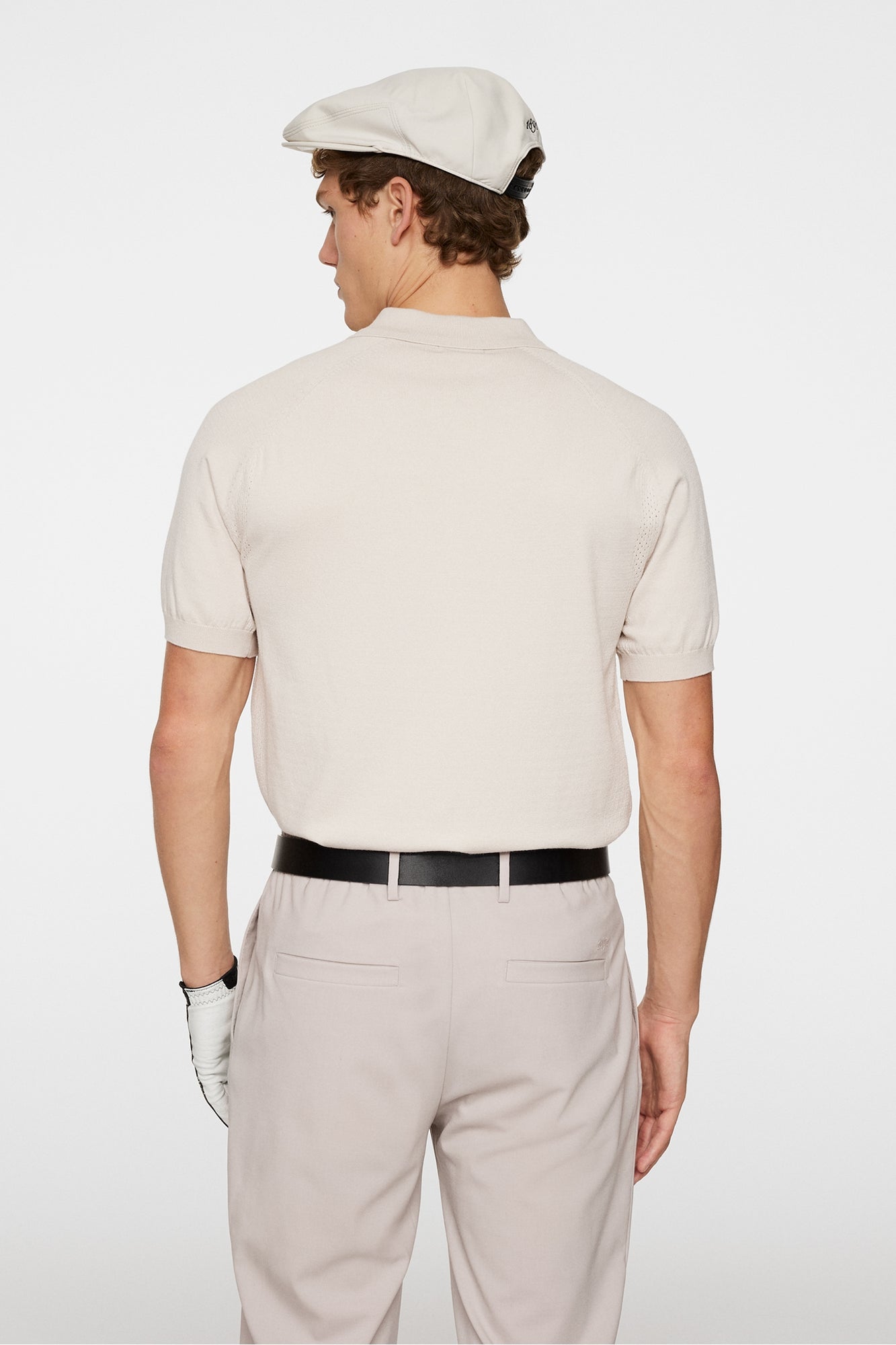 Men | Martin Knit Polo | Moonbeam