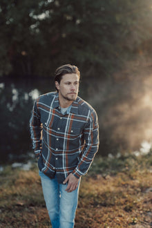 Men | Mountain Overshirt | Charcoal Plaid