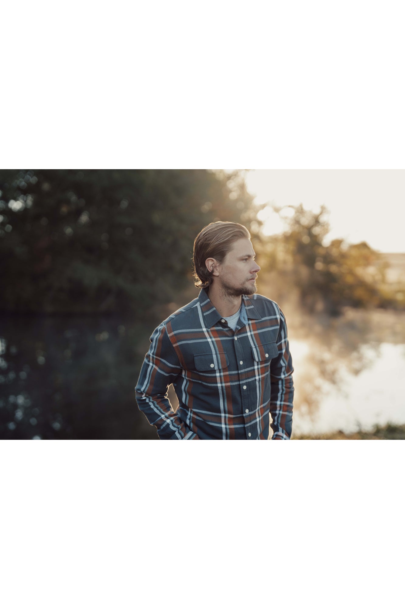 Men | Mountain Overshirt | Charcoal Plaid
