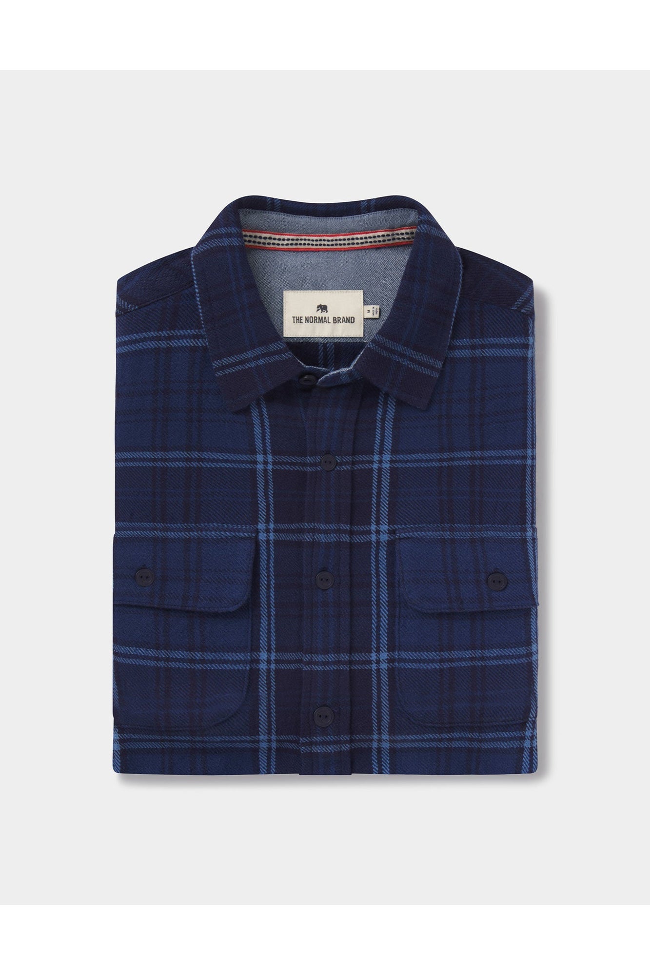 Men | Mountain Overshirt | Indigo Plaid