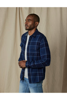 Men | Mountain Overshirt | Indigo Plaid