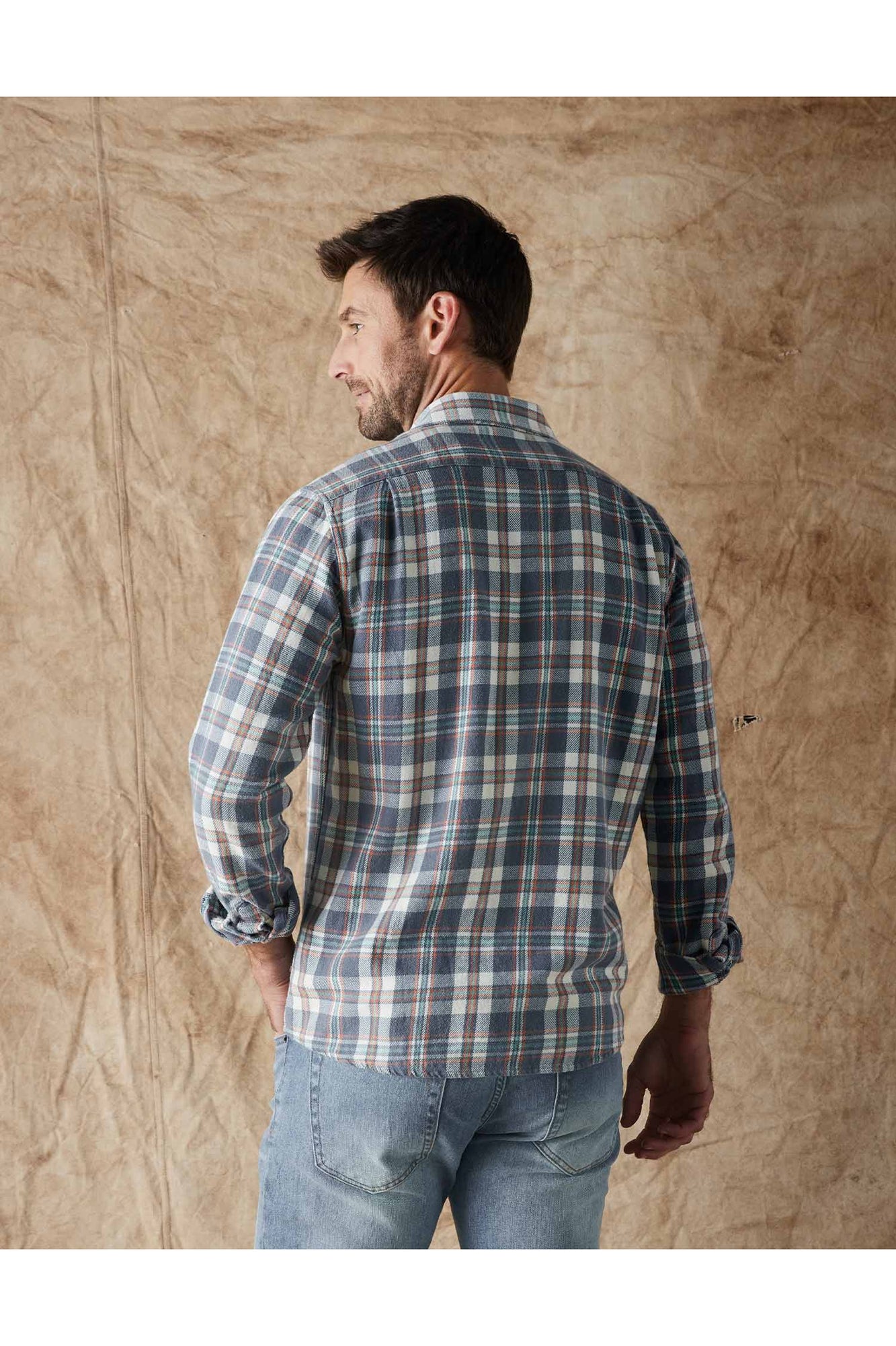 Men | Mountain Overshirt | Mineral Blue