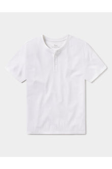 Men | Normal Jersey Henley | White
