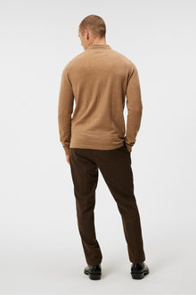 Men | Nyle Merino Zip Cardigann | Chipmunk Melange