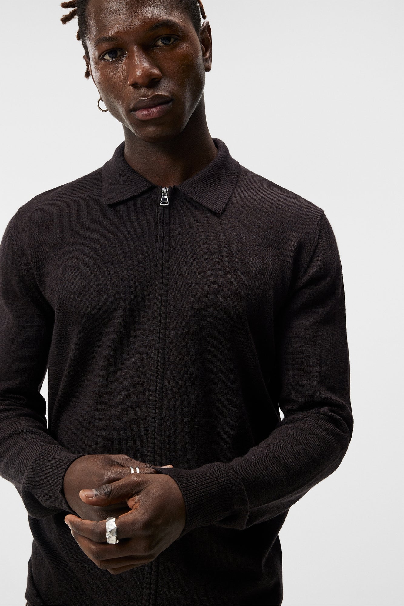 Men | Nyle Merino Zip Cardigann | Delicioso