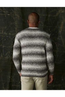 Men | Ombre Crewneck Sweater | Ash