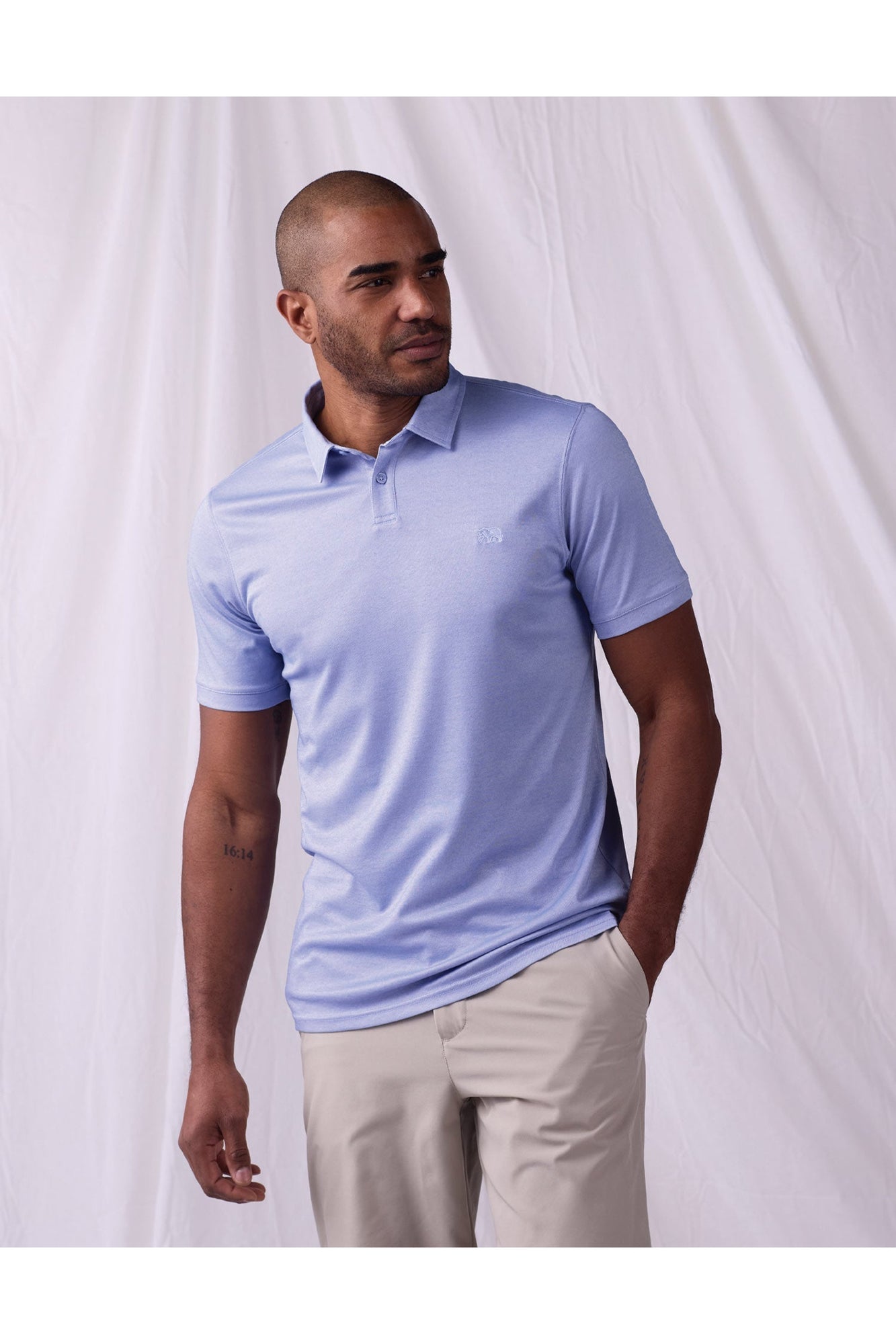 Men | Performance Pique Polo | Glacier