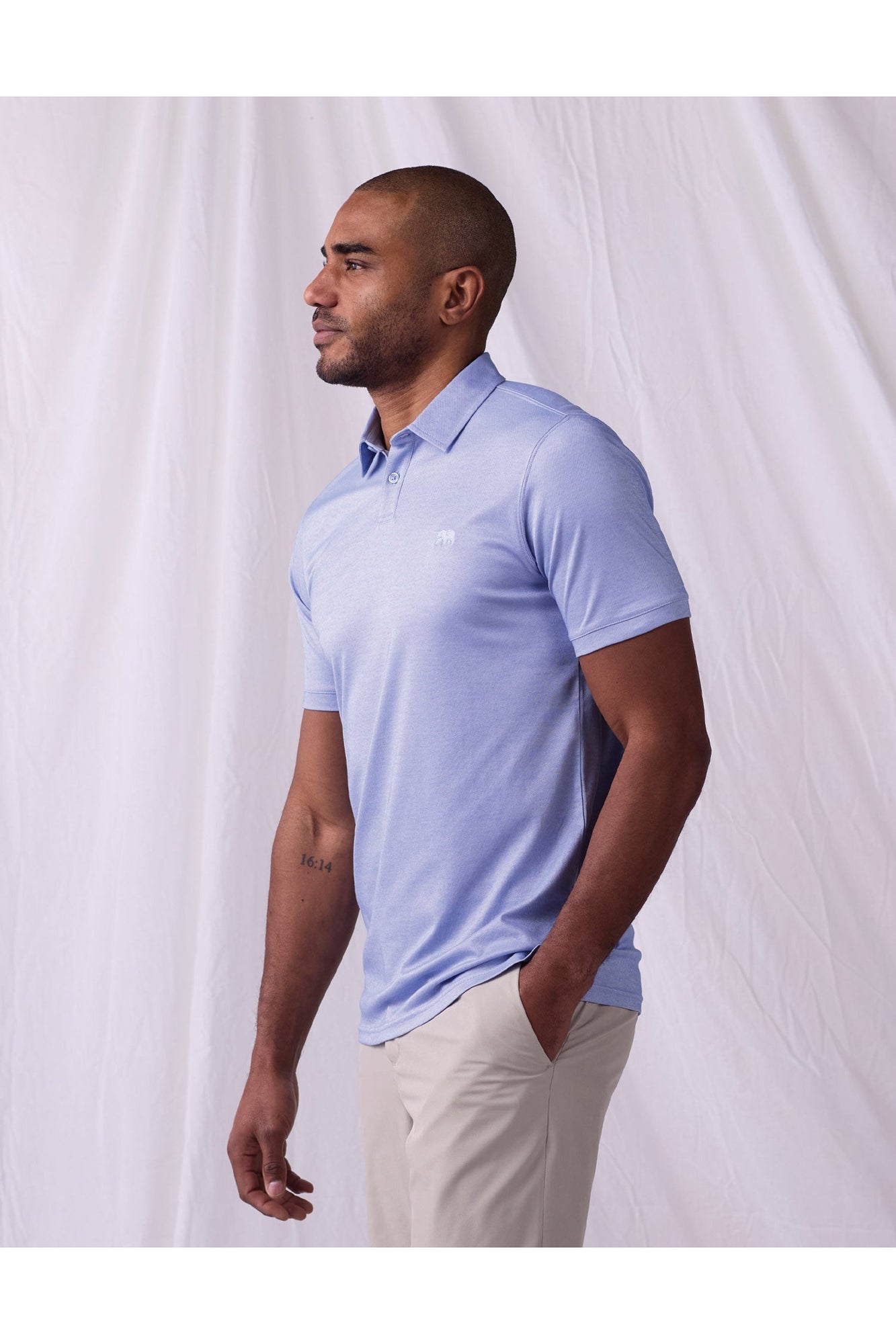 Men | Performance Pique Polo | Glacier