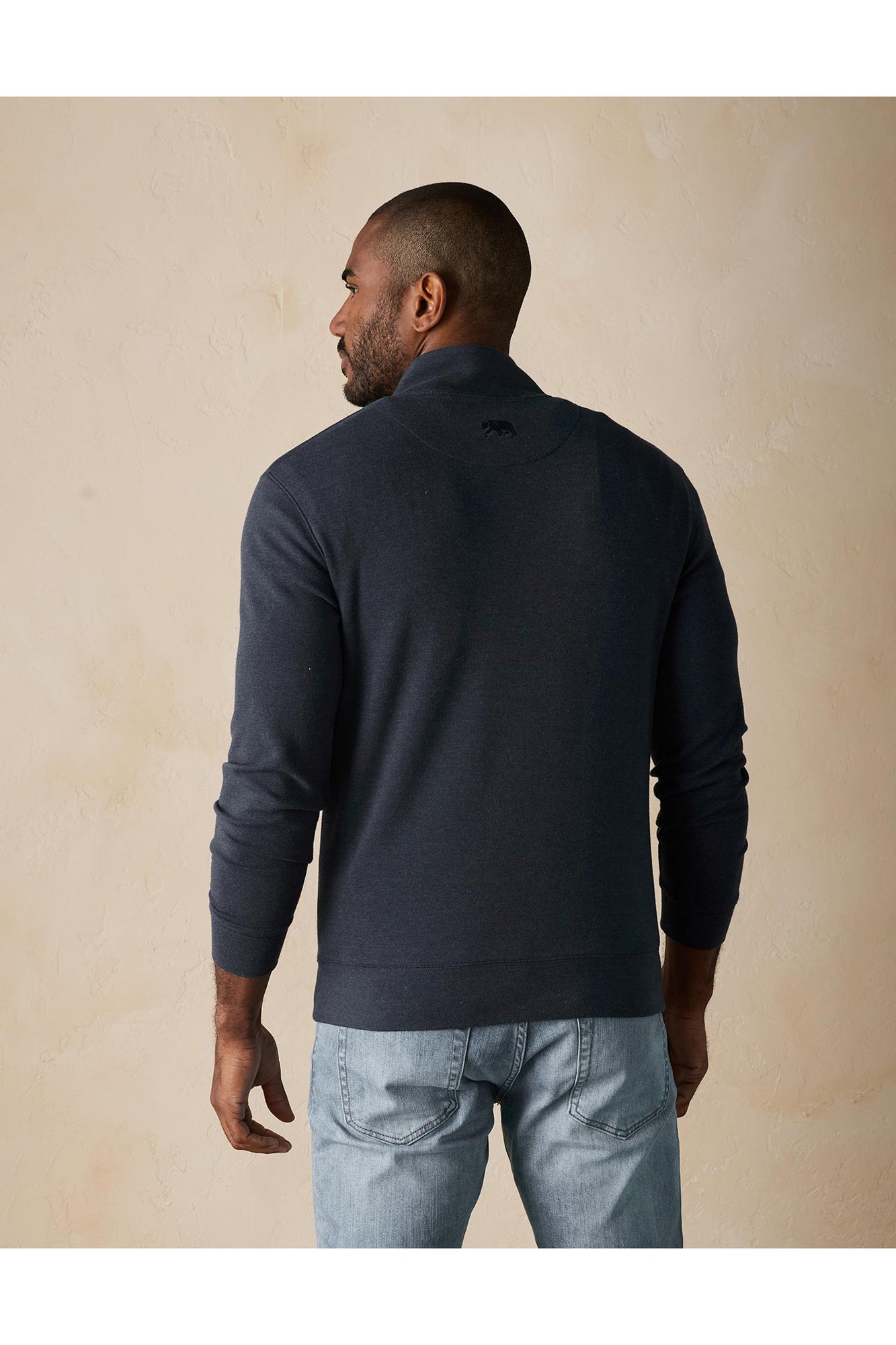 Men | Puremeso Button Popover | Navy
