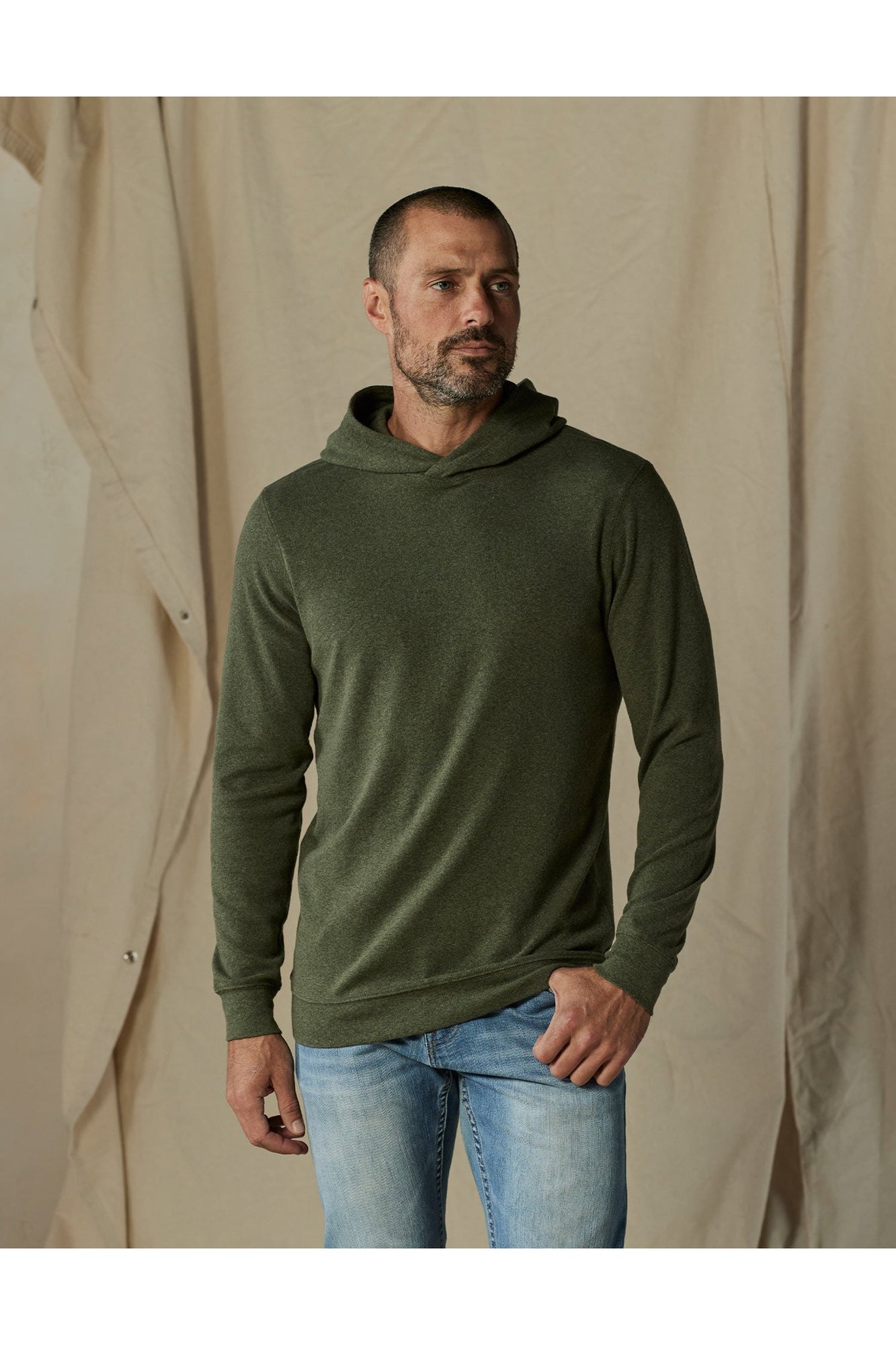 Men | Puremeso Essential Hoodie | Oakmoss
