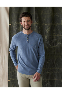 Men | Puremeso Everyday Henley | Slate Blue