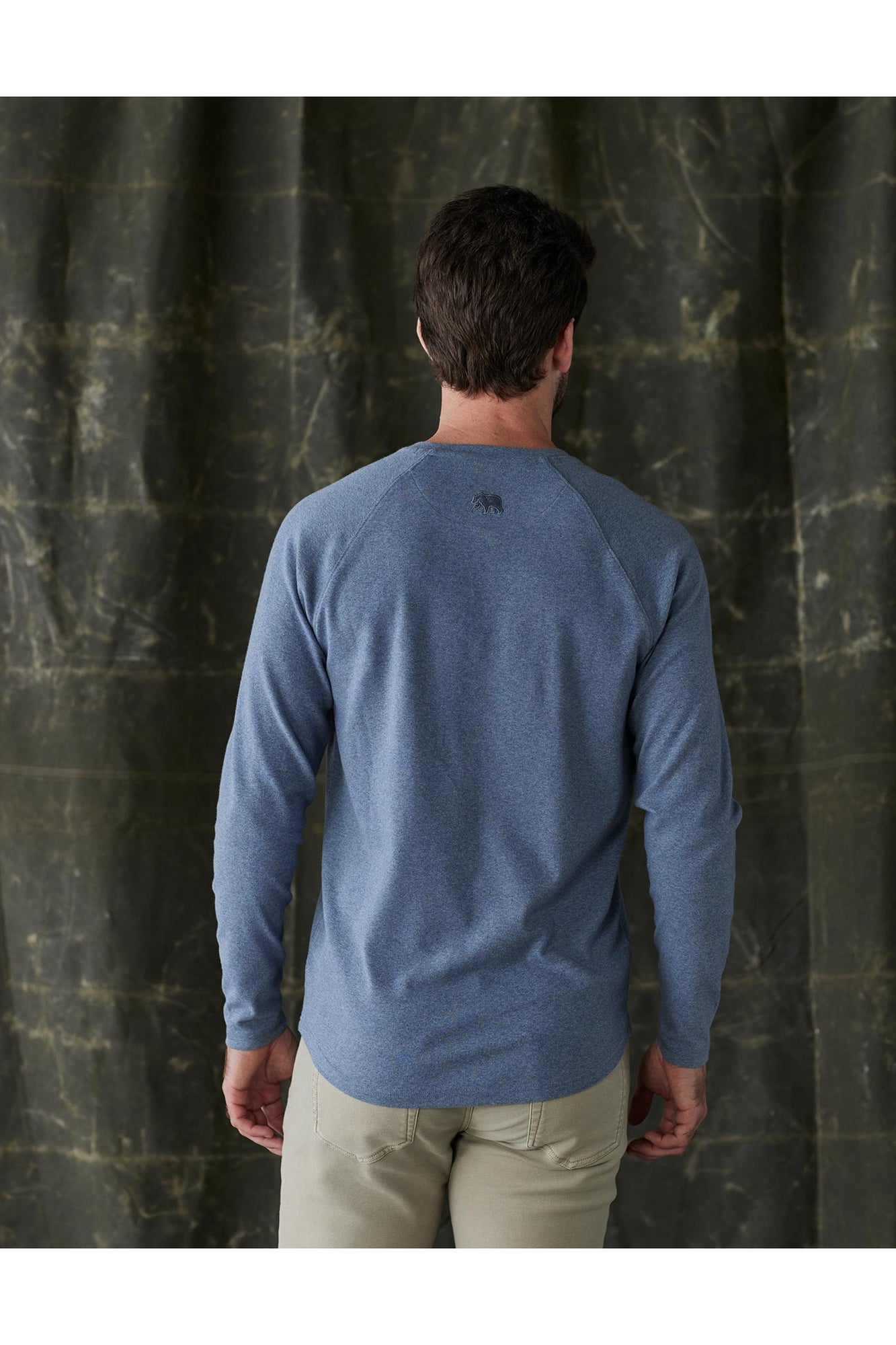 Men | Puremeso Everyday Henley | Slate Blue