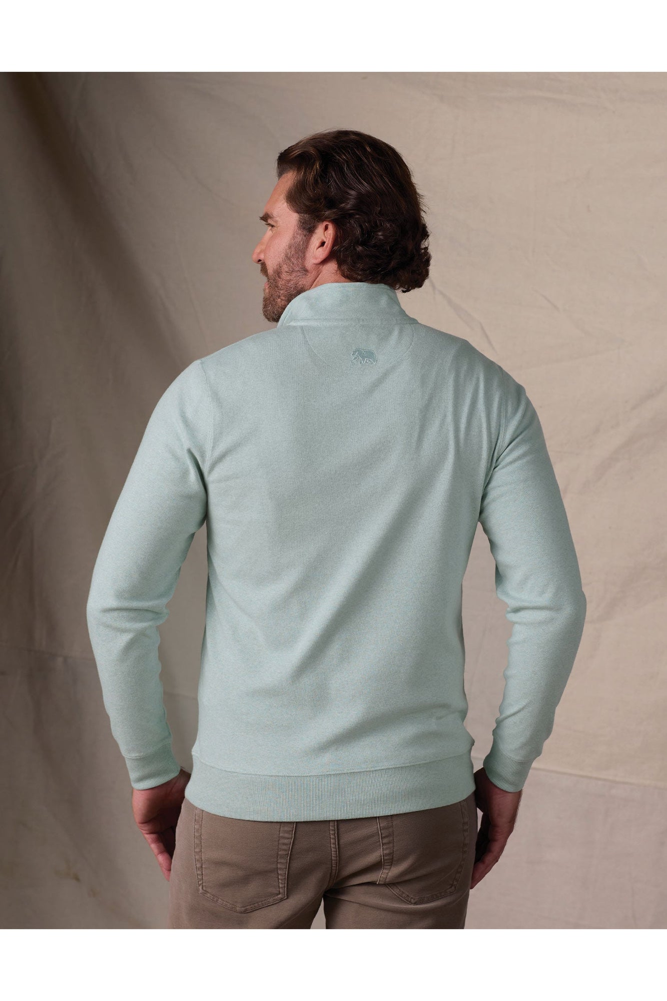 Men | Puremeso Weekend Quarter Zip | Mint