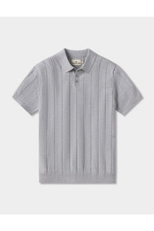 Men | Robles Rib Stitch Polo | White
