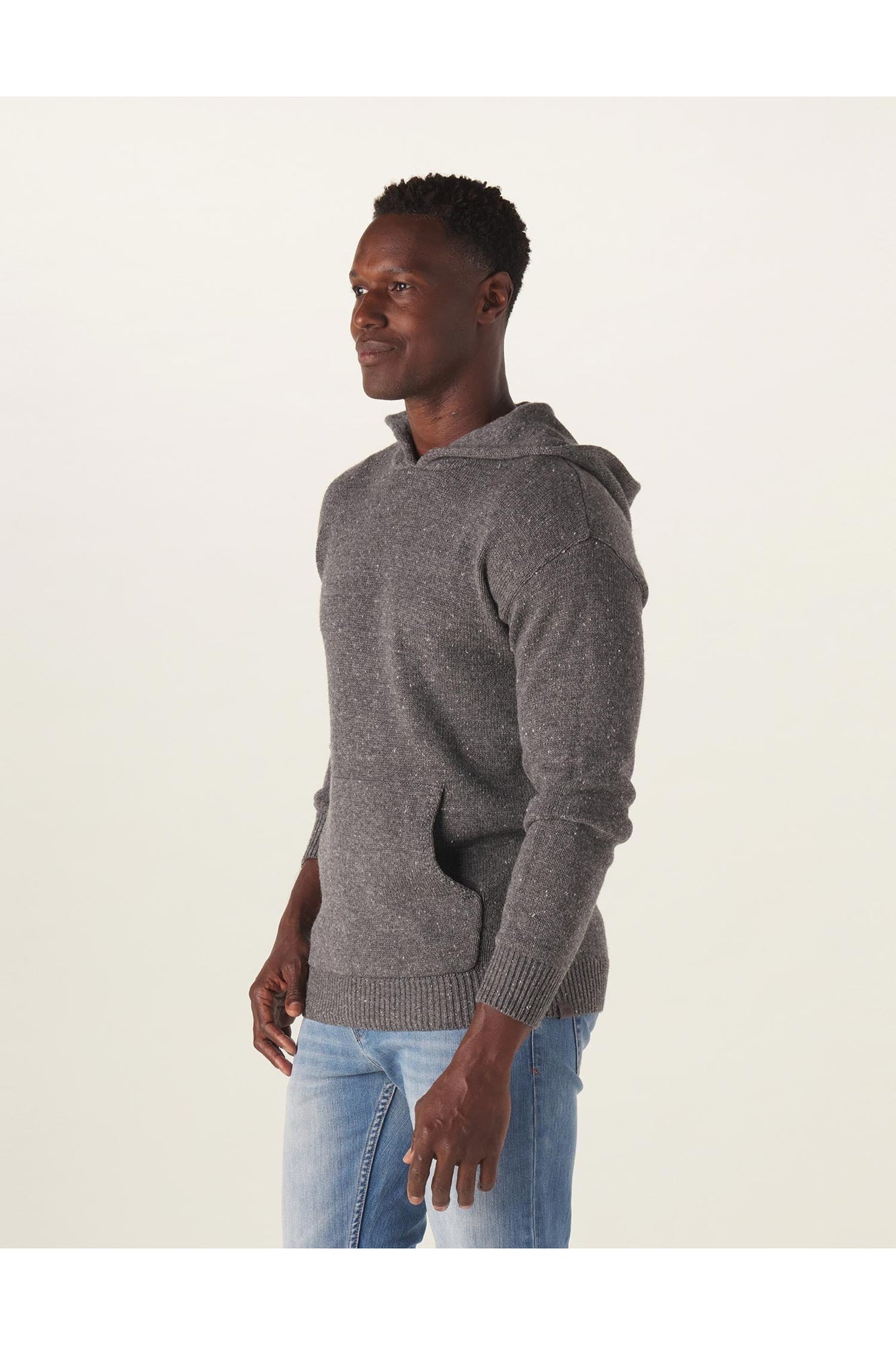 Men | Seawool Nep Hoodie | Grey