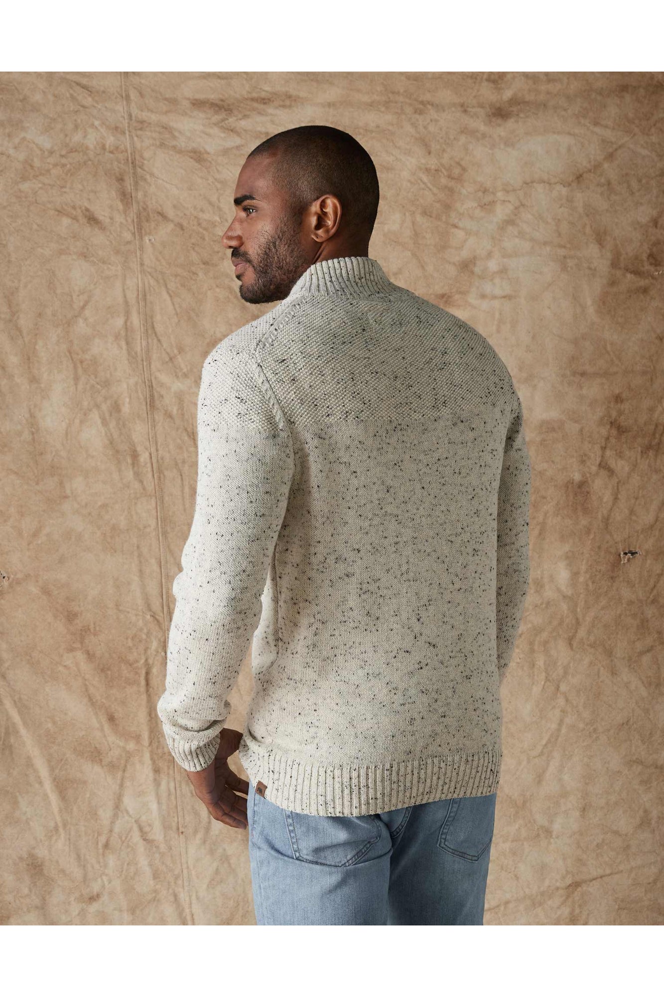 Men | Seawool Nep Popover | Cream