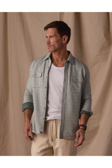 Men | Textured Knit Shirt | Juniper