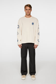 Men | Walsh Ls Print T-Shirt | Moonbeam