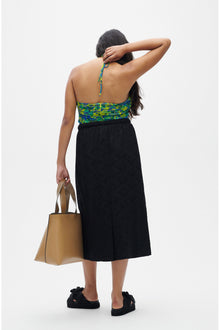 Mesh Ruched Halter Top | Sulphur Spring