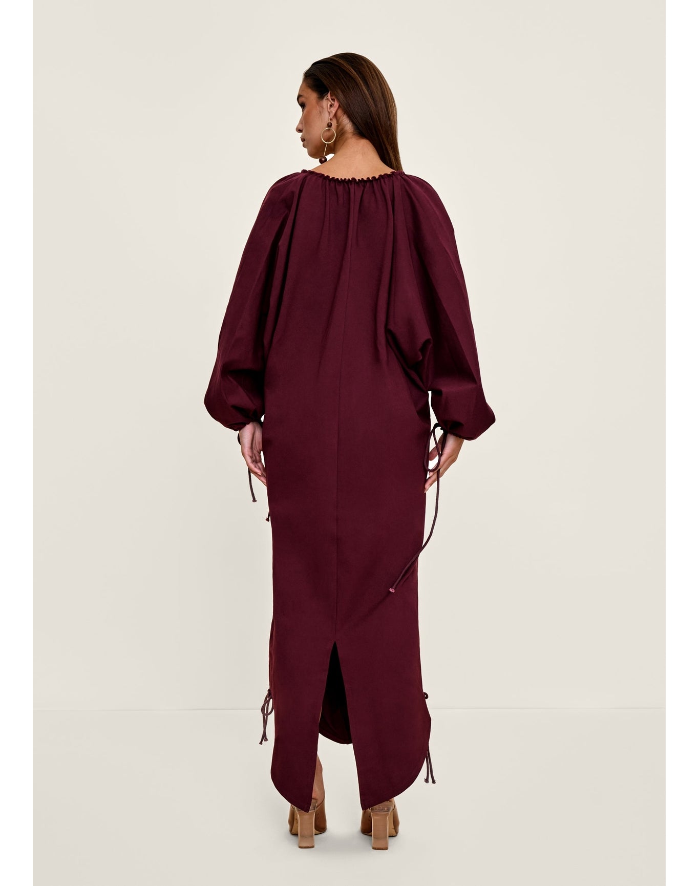 Meta Maxi Dress | Dark Plum